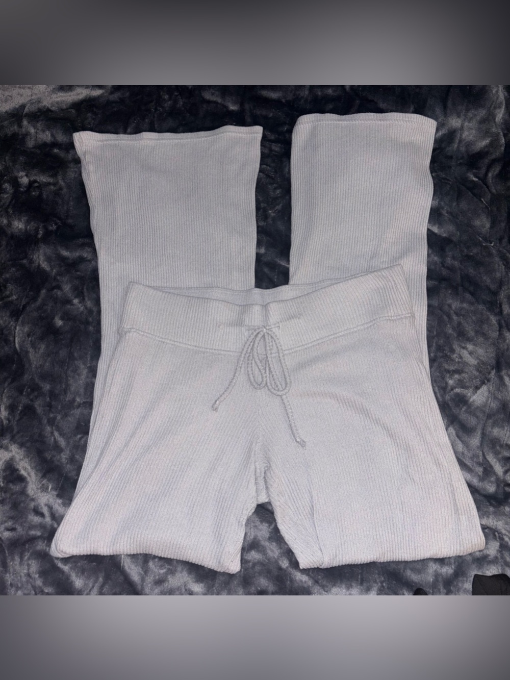 Hollister ribbed wide leg pants